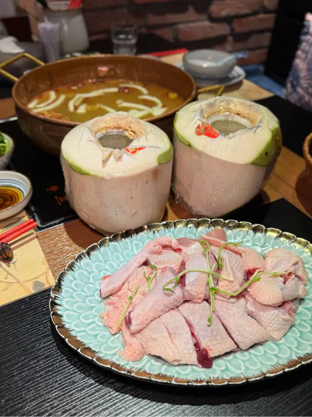 椰子雞湯底