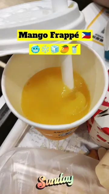 Mango Frappé 🇵🇭🥶❄️🧊🥭🥤