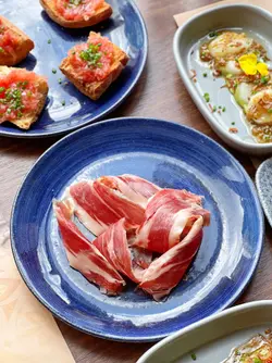 Plate of Spanish Ham