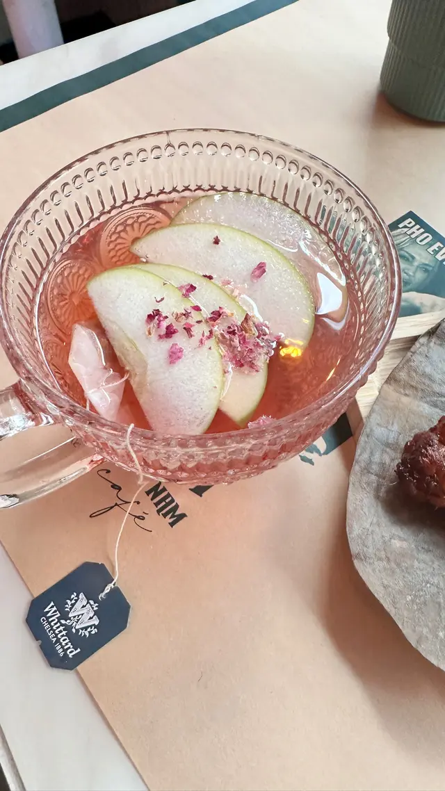 蜜桃青蘋果玫瑰花茶(熱)