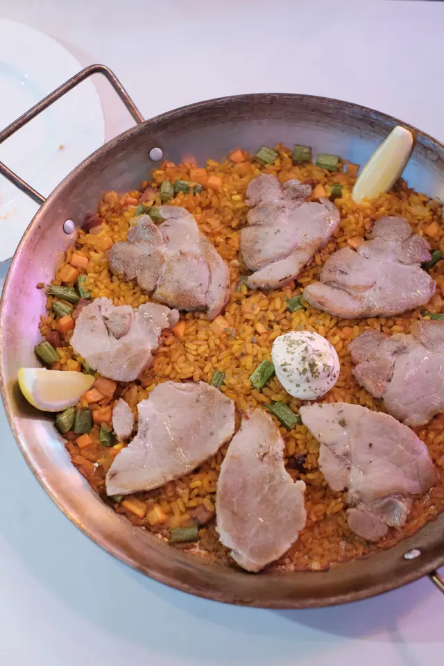 豬梅肉西班牙飯