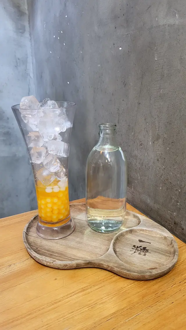 百香果爆珠梳打