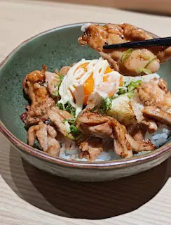 火炙蔥照燒雞丼