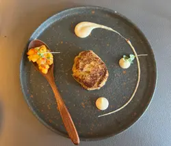 ”Senti” Crab Cake • Mango Salsa