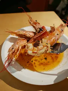 西班牙蒜油紅蝦 Gambas al Aillo