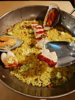 龍蝦海鮮海味西班牙燴飯