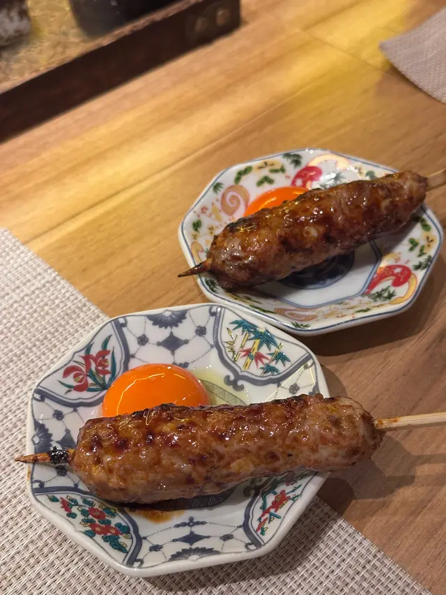 月見免治雞肉串👍🏻