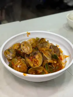 泰式咖哩炒白貝
