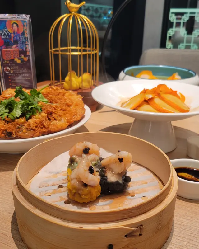 黑蒜蝦燒賣