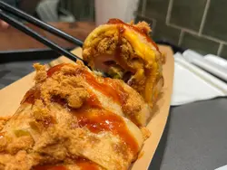芝士火腿肉松蛋饼
