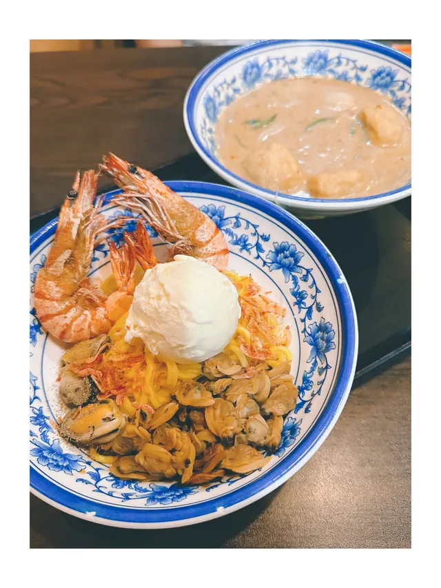 雪糕椰香叻沙摻掺(虎蝦青口海鮮)