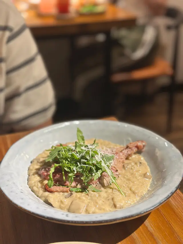 慢煮法式油封鴨髀野菌燉飯