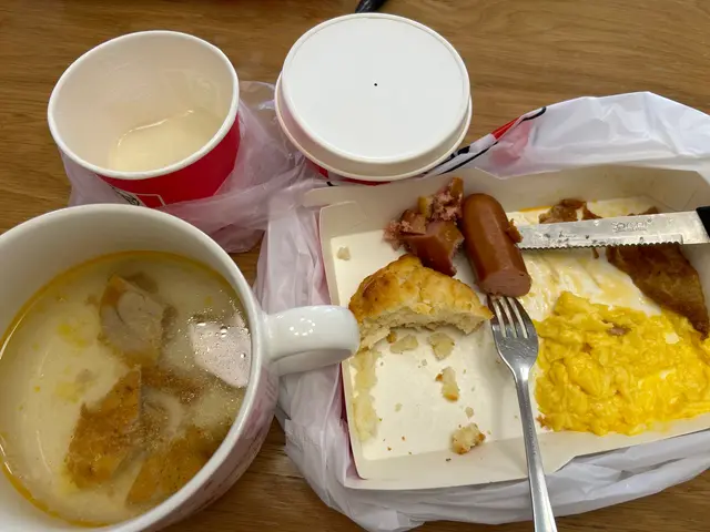 雞扒蛋腸+通粉早餐