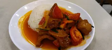 鮮茄豬扒飯