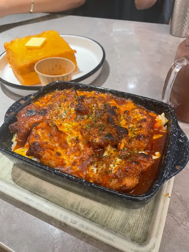 西西里式鮮茄烤豬扒焗珍珠飯