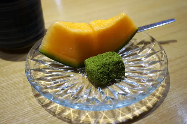 日本哈蜜瓜、抹茶蕨餅