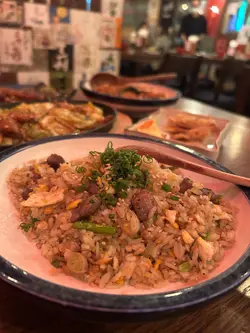 蒜香牛肉粒炒飯