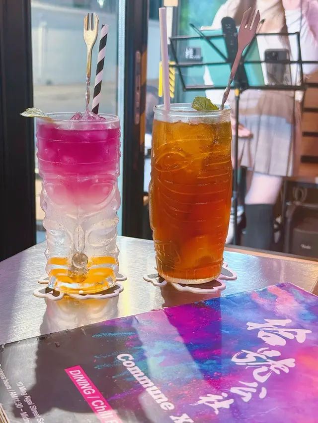 凍健康生果紅茶(蜜桃、荔枝) $47/Transformer Mocktail $78