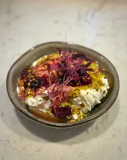 Spiced Berries Burrata