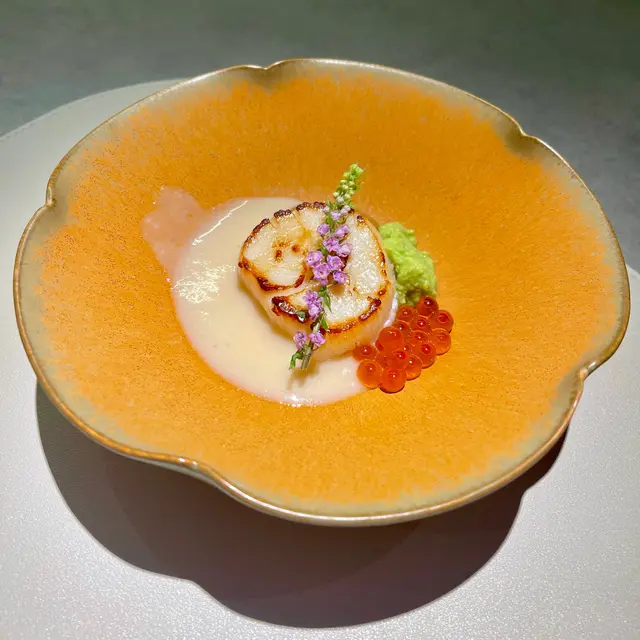 帆立貝拌牛油果蓉