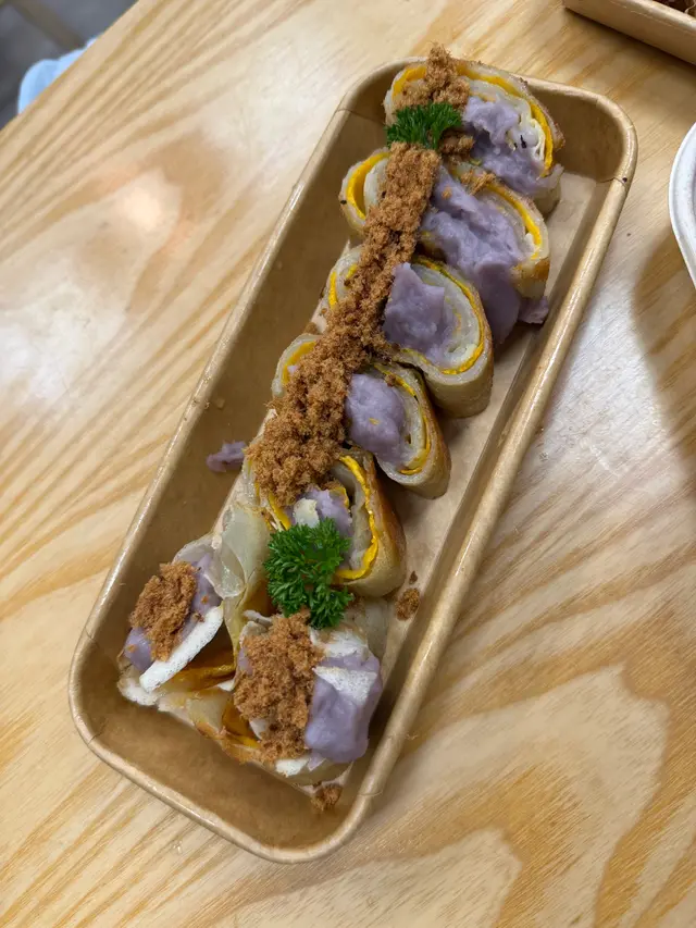 手作芋泥肉鬆蛋餅🍳