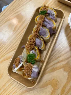  手作芋泥肉松蛋饼🍳
