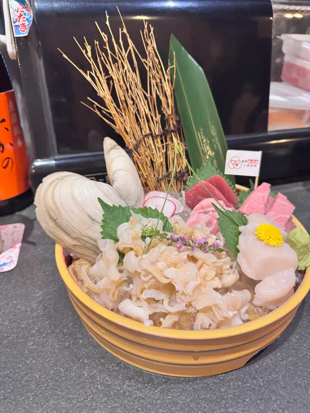 刺身麻麻哋