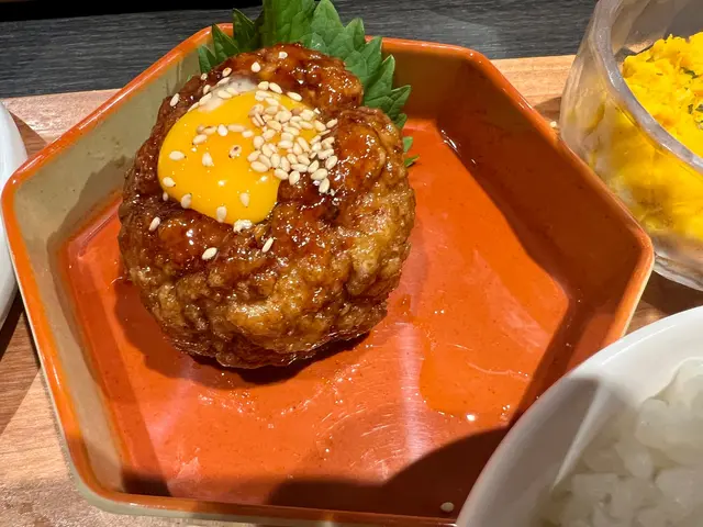 月見博多地雞團子