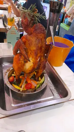 招牌火焰桂花啤酒鸡