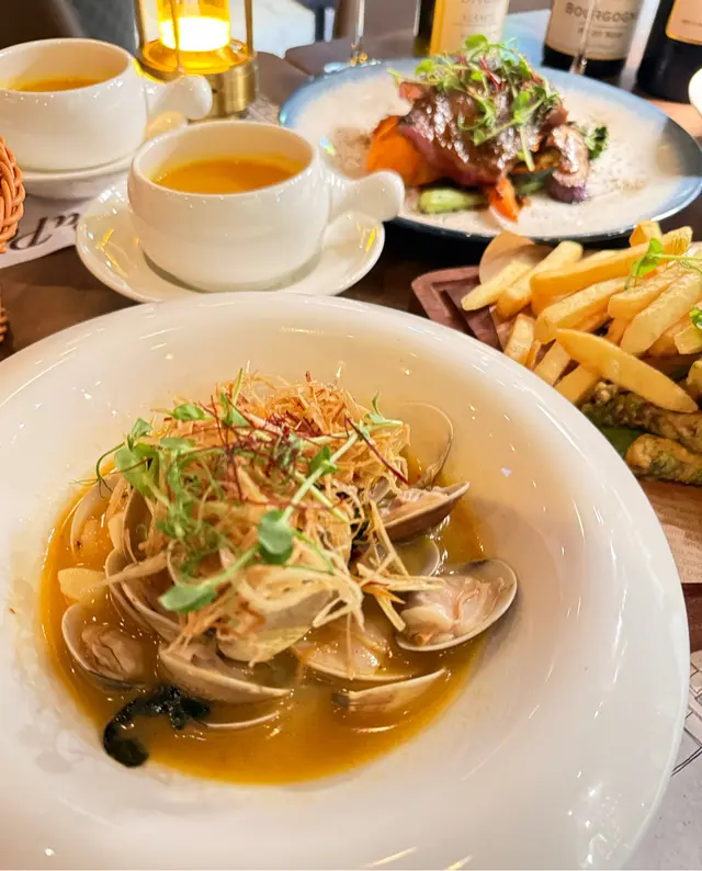 香蒜辣椒白酒煮大蚌