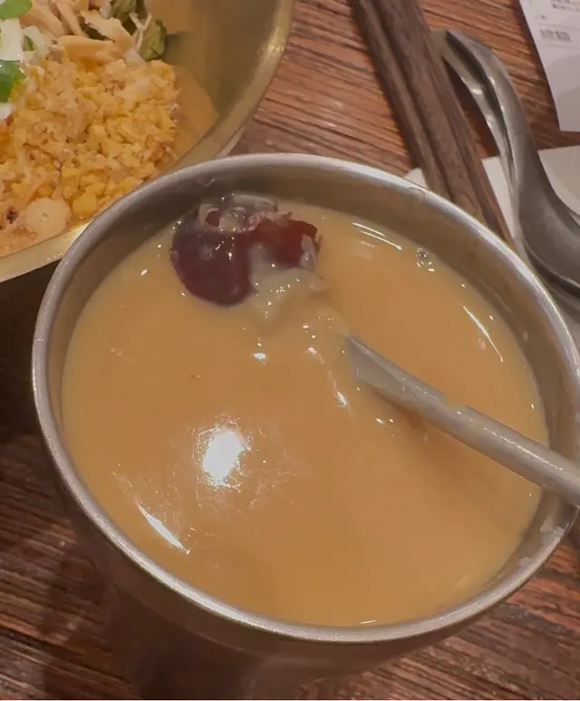 杞子元肉紅棗黑糖豆漿