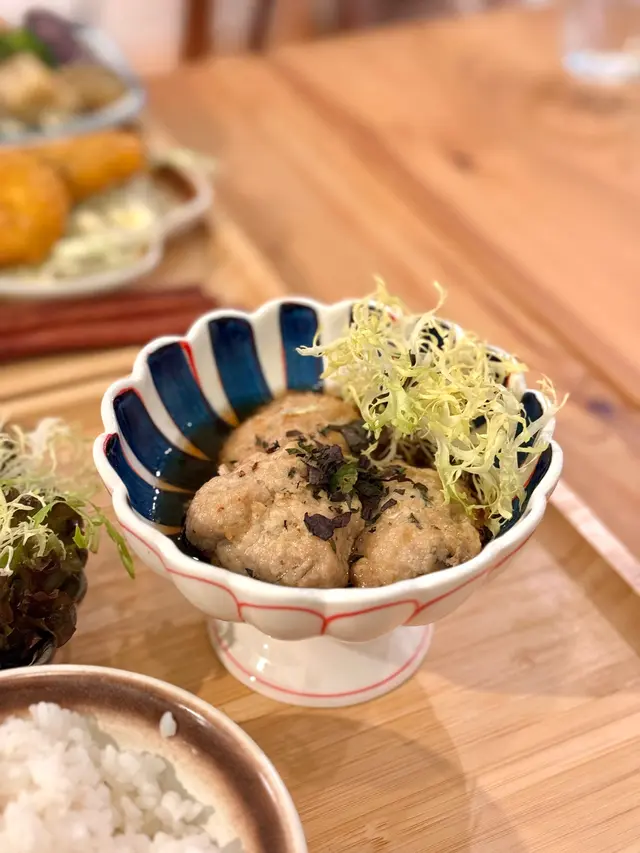手打紫蘇雞肉豆腐丸子