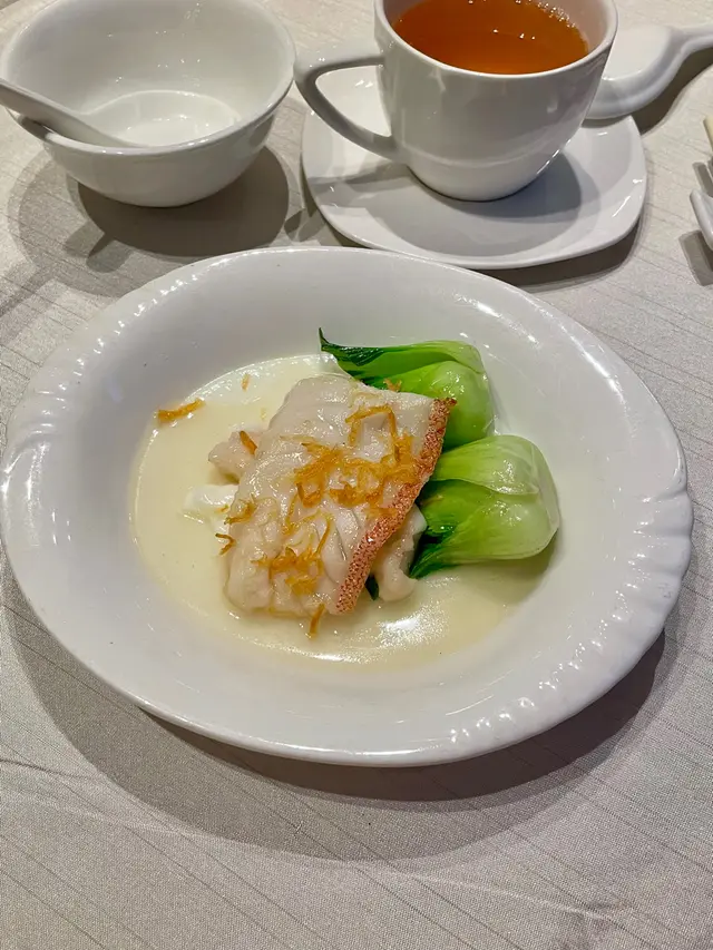 瑤柱蛋白蒸東星斑球