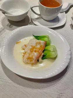瑤柱蛋白蒸東星斑球
