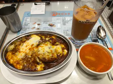 焗芝士黑椒汁牛脷饭