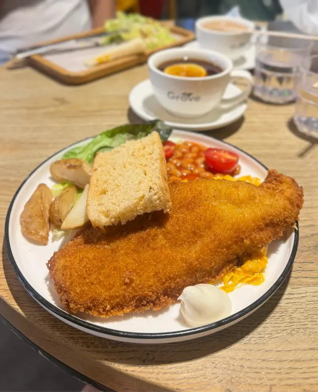 炸魚柳早餐