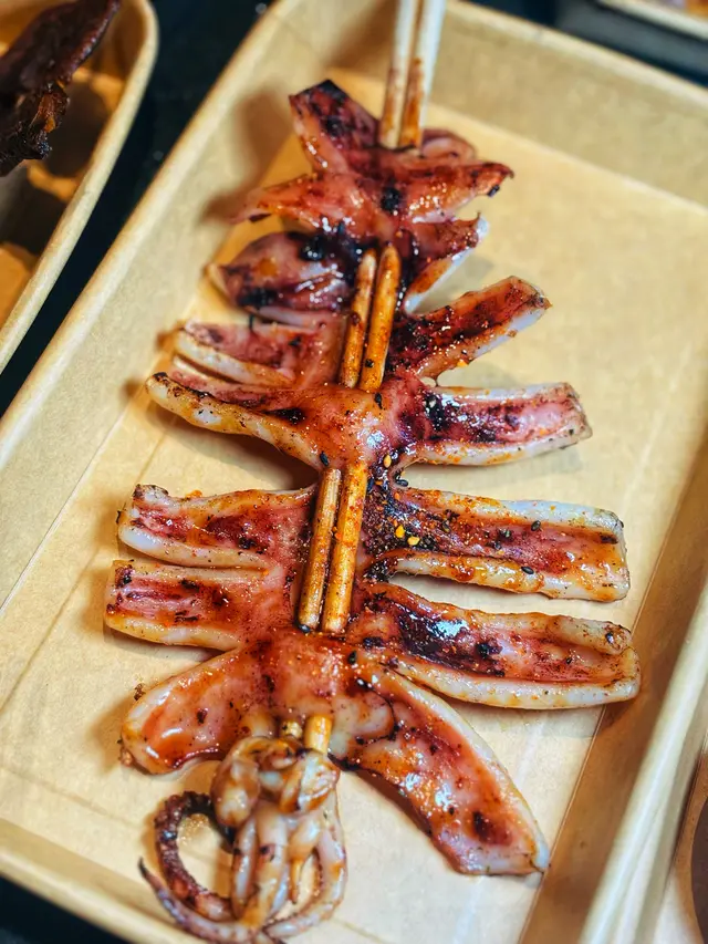 汁燒原隻魷魚板