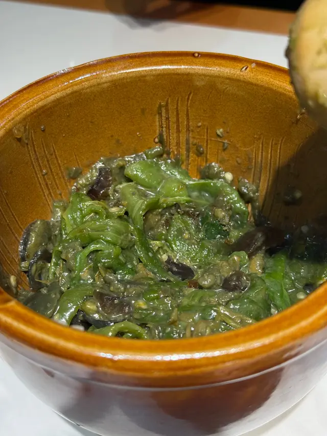 尖椒冇燒過或者煎，唔夠香