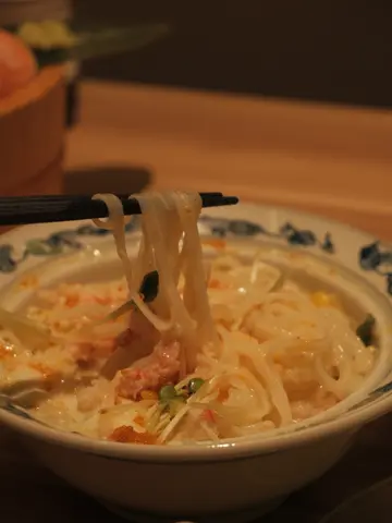 松叶蟹肉稻庭乌冬
