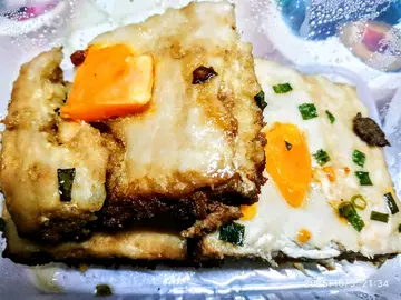 咸蛋蒸肉餅(外賣六件)