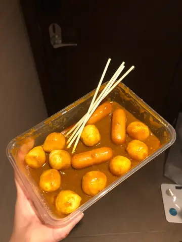 鱼蛋2串拼芝士肠