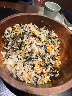蟹籽拌饭