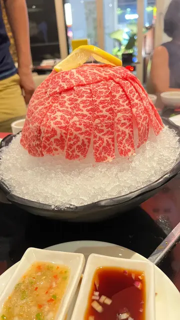 雪花牛刺身