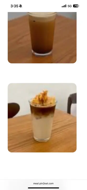 餐單上照片