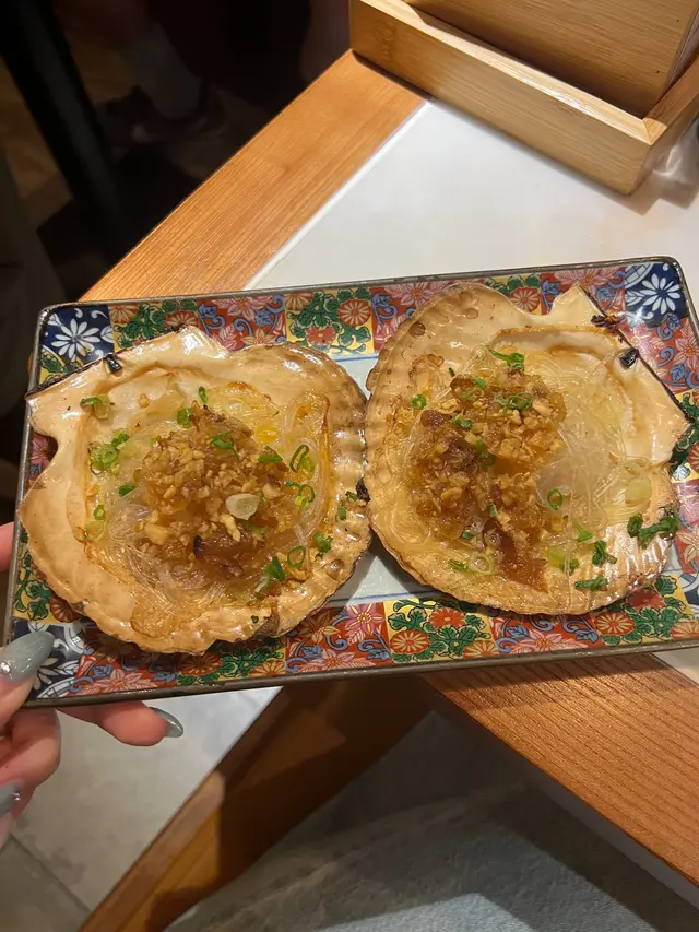 紅蔥油蒜蓉粉絲燒元貝