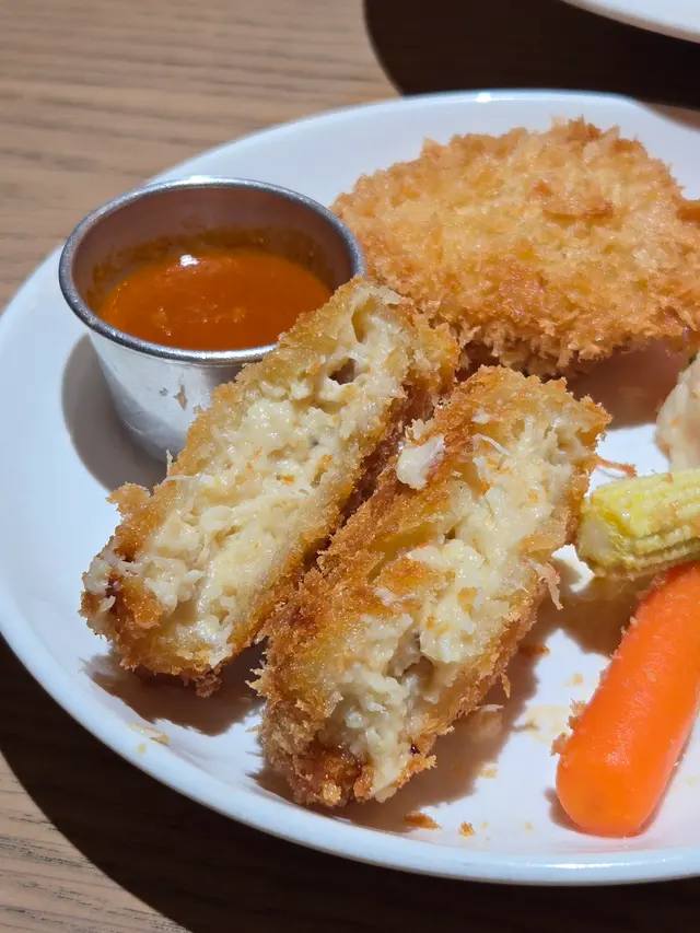 忌廉蟹肉餅