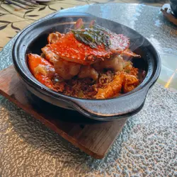 招牌白胡椒蟹炆饭底