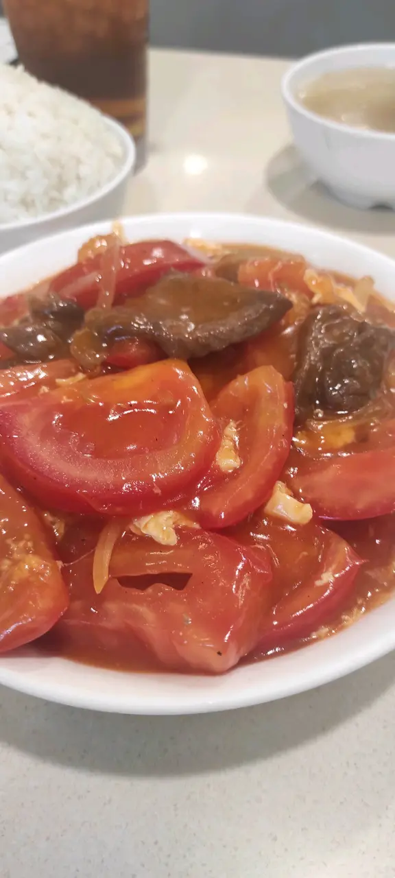 蕃茄蛋煮牛肉
