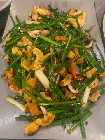 菜花虾干炒什锦