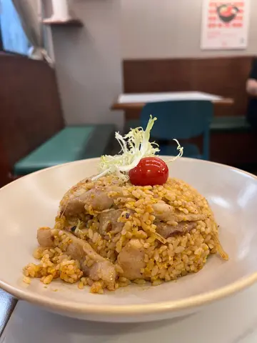 冬蔭功豬頸肉炒飯